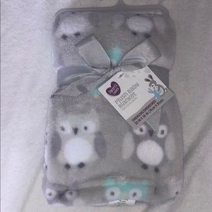 Owl Plush Baby Blanket
